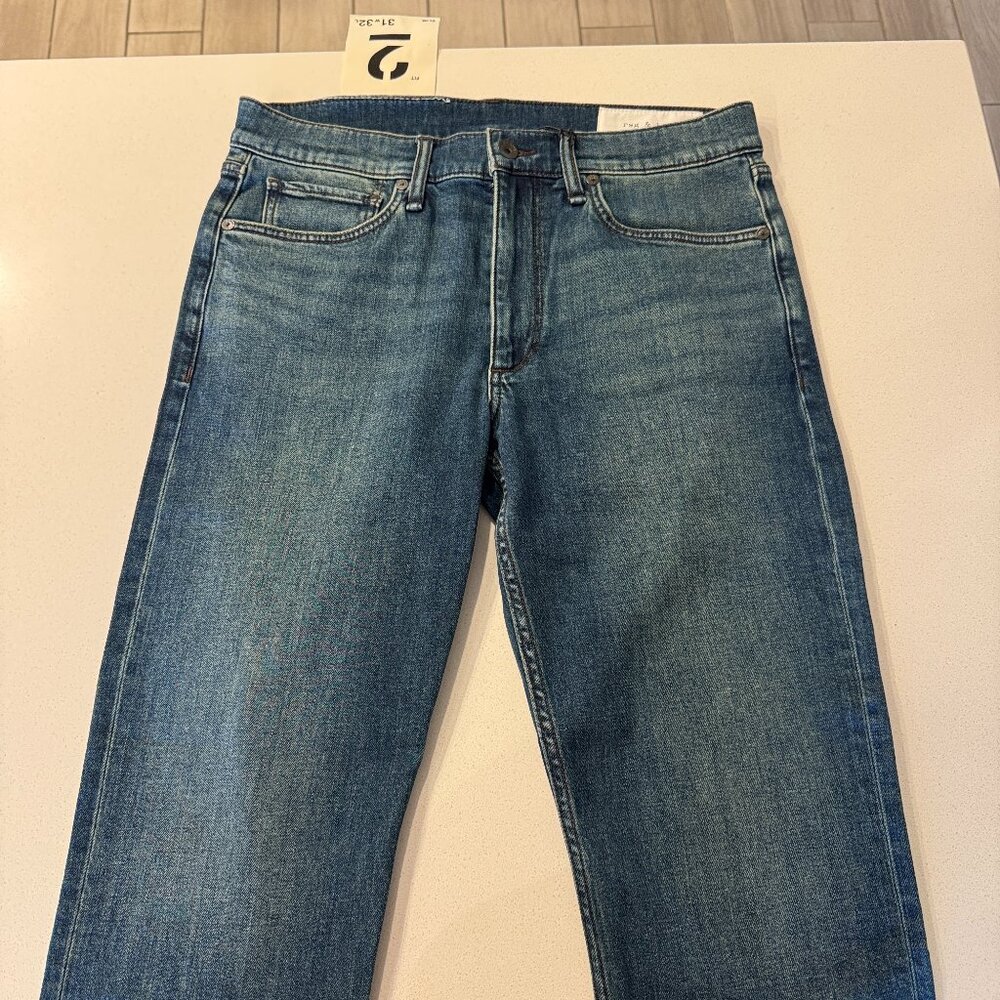 Rag & Bone Slim Straight Blue Haverford Jeans (BRAND NEW / TAGS ON)